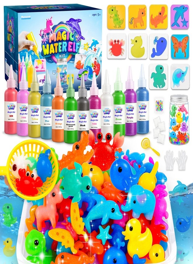 Funewest Magic Water Elf Toy Kit, DIY Aqua Fairy Water Gel Arts and Crafts Set, Create Squishy Water Pets STEM Sensory Craft Gift for Kids Boys Girls - Image 1